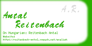 antal reitenbach business card